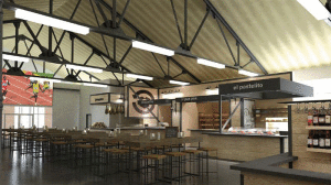 Rehabilitación de almacenes ferroviarios. Estación Gourmet en Valladolid