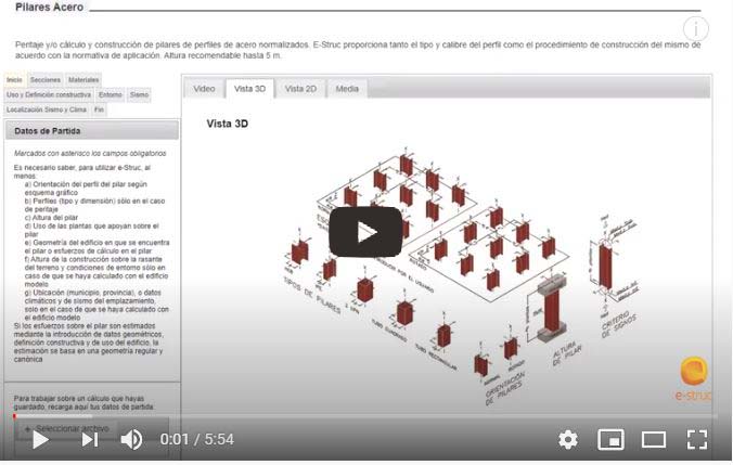 Vídeo tutorial de e-Struc