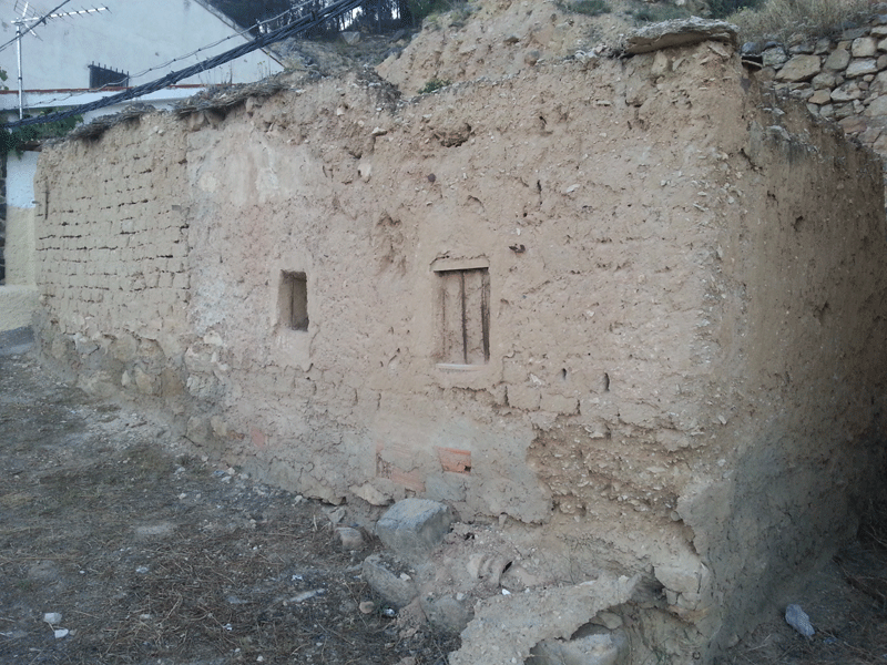Rehabilitación muros tradicionales con revocos