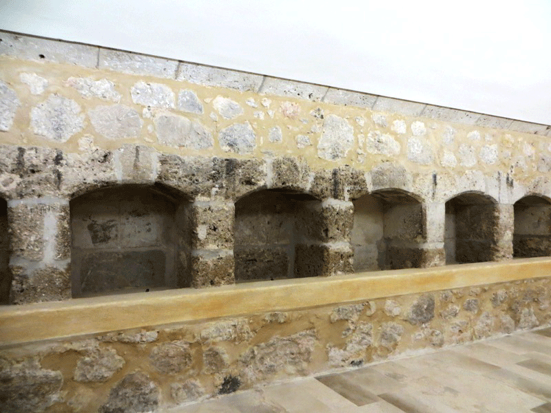 Rehabilitación de estructuras de madera y muros de piedra en el Palacio Ducal de Pastrana. 