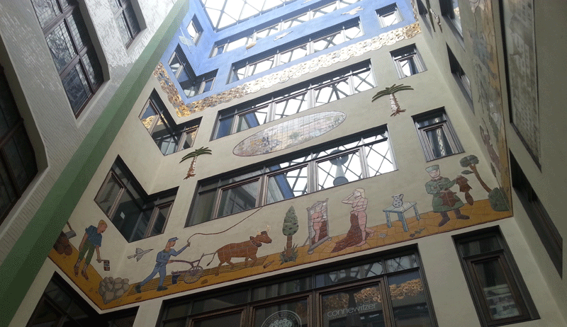Patios y galerías de Leipzig. e-struc
