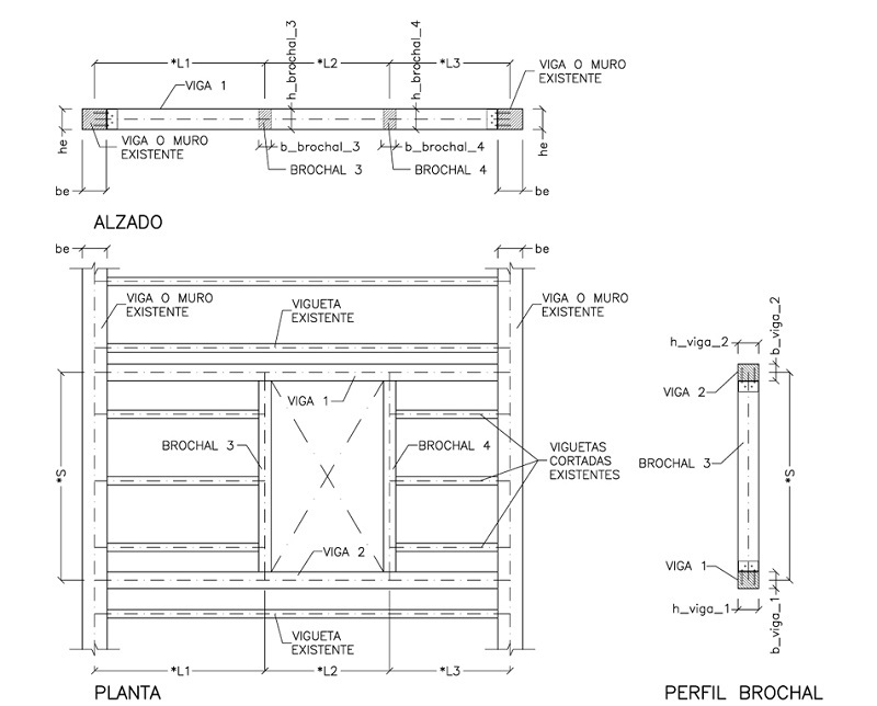 Diseño, cálculo y construcción de brochales en forjados