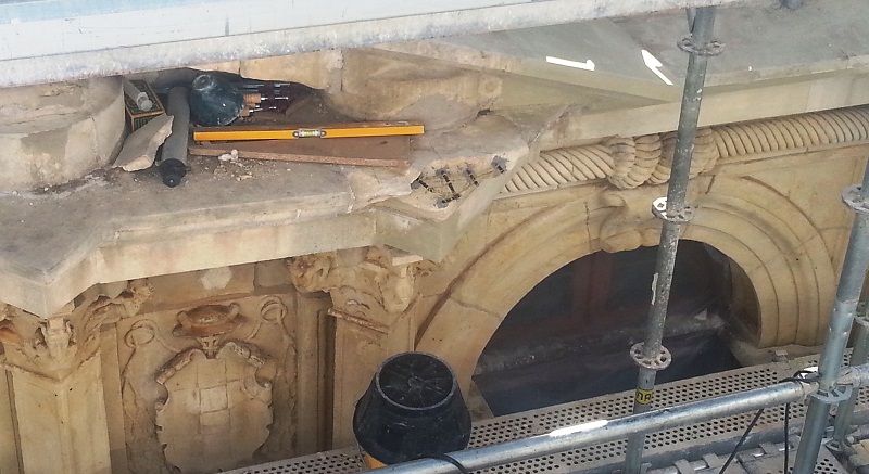Rehabilitación de la fachada de la Universidad de Alcalá. E-struc
