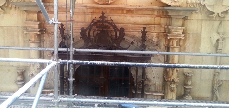 Rehabilitación de la fachada de la Universidad de Alcalá. E-struc