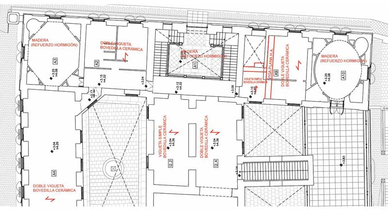 Clasificación y evaluación estructural del Palacio de El Capricho
