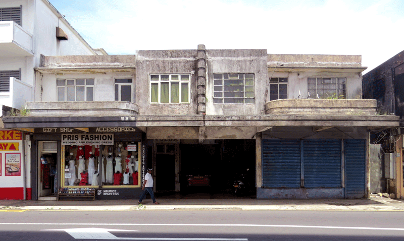Racionalismo en Curepipe. Arquitectura racionalista en Isla Mauricio, edificio en Royal Road