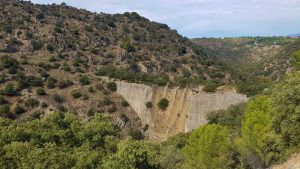 Presa de El Gasco, vista general